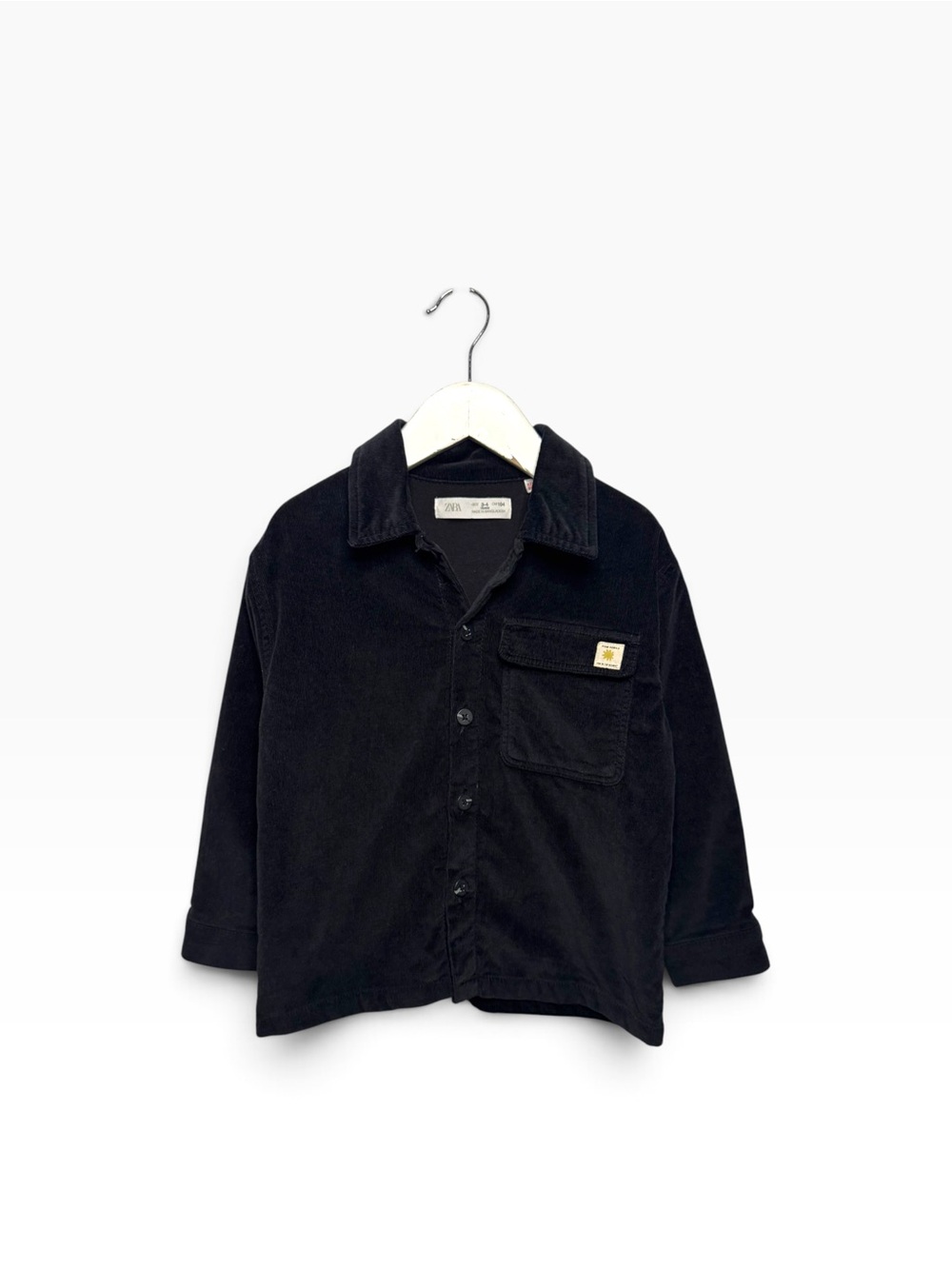 ⭐️ 5/$30 Zara Kids Corduroy Overshirt size 3-4Y